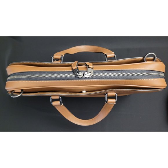 *SOLD* Coach Graham Slim Brief Laptop Bag Suitcase Leather LIKE NEW - Picture 5 of 12